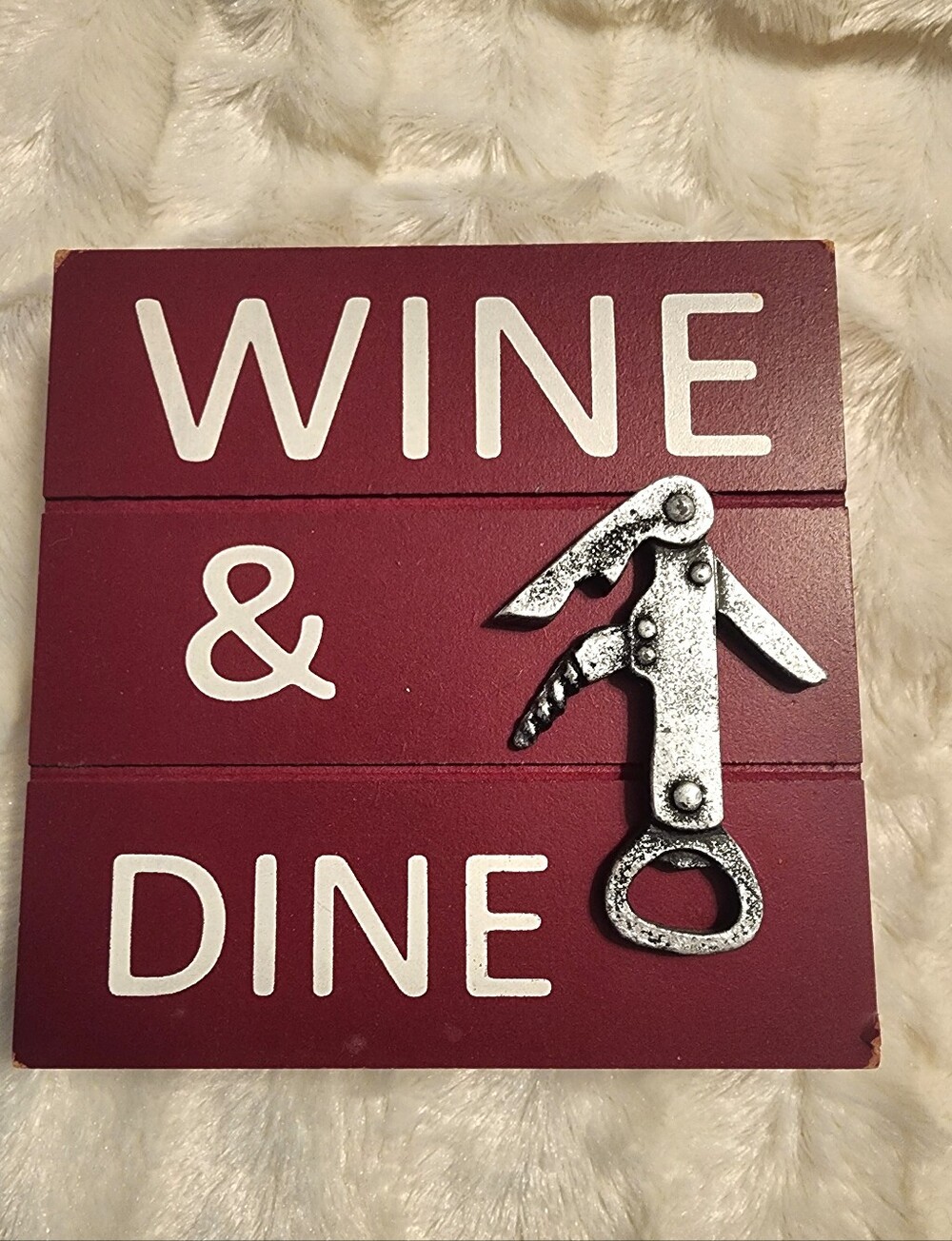 $5 Bundle Item.  Wine Sign.